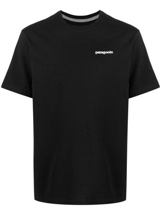 Patagonia P-6 Logo Responsibili-Tee T-shirt - men - Recycled Polyester/Recycled Cotton - M - Black