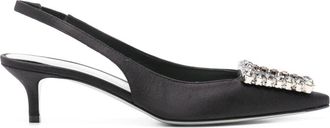 Roberto Festa Milano 50mm Futura slingback pumps - Black
