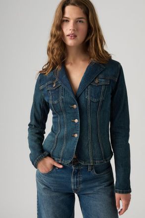 Levi's Type III Blazer - Mujer - XS - Lavado oscuro / Left Click Trucker