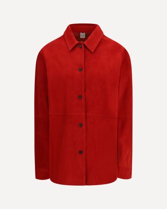 Toteme Suede Shirt Jacket Female 40