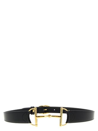 Gucci Horsebit Belt Cinture Nero-Donna