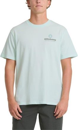 Billabong Single Fin Premium Graphic T-Shirt in Sea Glass at Nordstrom, Size X-Large