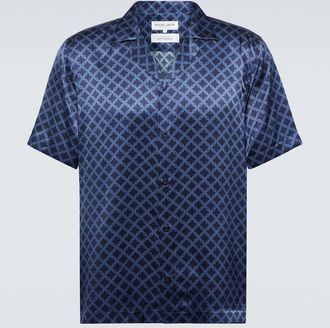 Frescobol Carioca Roberto silk bowling shirt