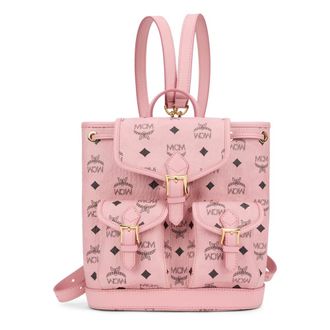 MCM Mcm, Dames, Tassen, Roze, Maat: ONE Size Katoen
