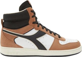 Diadora Witte Su&egrave;de High Top Sportieve Sneakers - Heren - Sneakers - Veelkleurig - 44 1/2 EU - Su&egrave;de - Schoenen
