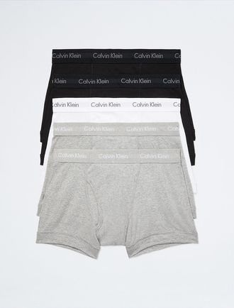 Calvin Klein Mens Cotton Classics 5-Pack Trunk - Multi - XL