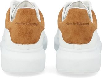 Alexander McQueen Oversize Calf Leather Sneaker - White