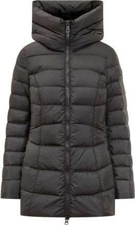 Peuterey Peuterey Long Black Hooded Down Jacket