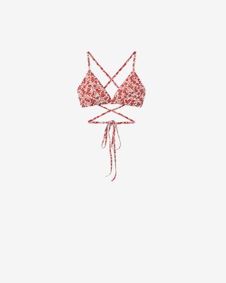 Isabel Marant Solange Bikini Top - Women - Red - Size 34 - Isabel Marant - Summer Collection Women - New High Summer Capsule Collection
