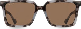 Gucci GG1540S 005 Mens Sunglasses Tortoiseshell Size 55 - Free RX Lenses - Free RX Lenses