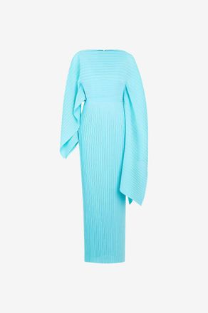 Solace London Langes Plissee-Kleid The Adami Maxi
