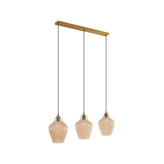 Lindby Lindby L&aacute;mpara Colgante drakar En Blanco De Vidrio