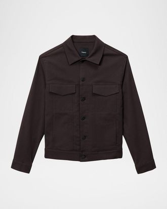 Theory Mens The River Jacket in Neoteric Twill