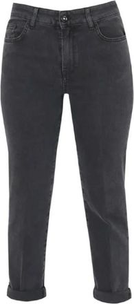 Kocca Zwarte Denim Broek Hoge Prestaties - Dames - Slim Fit Jeans - Zwart - W26 - Denim - Jeans