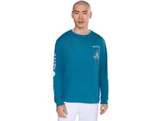 Salty Crew Tailed Long Sleeve T-Shirts Mens Clothing Cast Blue : 2XL, Cotton