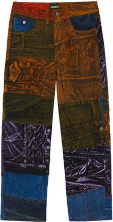AGR AW23 upcycled denim jeans - men - Fabric - S - Orange
