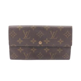 Louis Vuitton Pre-owned Wallets, female, Brown, Size: ONE SIZE Pre-owned Long wallet (bi-fold)