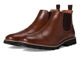 Deer Stags Brayden Mens Boots Brown : 8.5 W (3E), Leather
