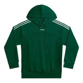 adidas originals x IVY PARK Crossover Solid Color Splicing Detail hooded Sports Couple Style Green GT9086
