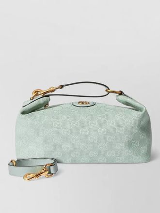 Gucci ophidia canvas clutch bag