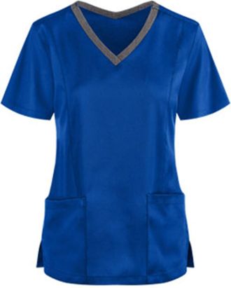 Generic Hospital Scrubs Dog Grooming Housekeeping Costumes Cat Grooming Beauty Tunic Care Nursing Uniform Work Tunics for Women Beauty Salon Costumes Uniform 