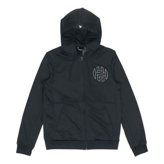 adidas Mens adidas Basketball Hooded Jacket Black DP5711