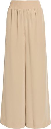 Joseph Nour Wide-leg Satin-twill Trousers - Beige - 42 (UK14 / L)