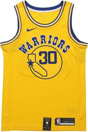 Nike Classic Edition Swingman Connected Jersey NBA golden state warriors stephen curry Yellow AJ3878-728