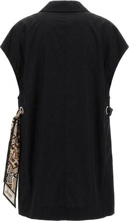 Herno Womens Black Cotton Casual Dress