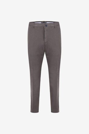 Incotex Hose aus Baumwolle und Lyocell Slim Fit