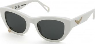 Zadig&Voltaire Womens SZV459 51 03GF Sunglasses - White - One Size