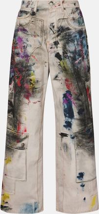 Acne Studios Pantaloni 1981 in cotone a gamba larga
