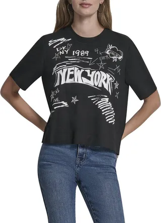DKNY Dkny 1989 Notebook Scribbles T-Shirt