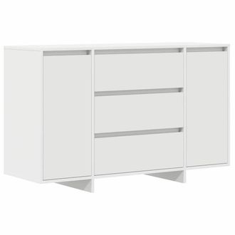 Berkfield Home Sideboard White 120x41x75 cm Engineered Wood | Size: 120 x 41 x 75 cm