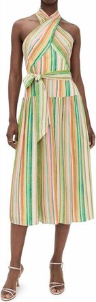 Shoshanna Florentine Sleeveless Midi Dress In Multi