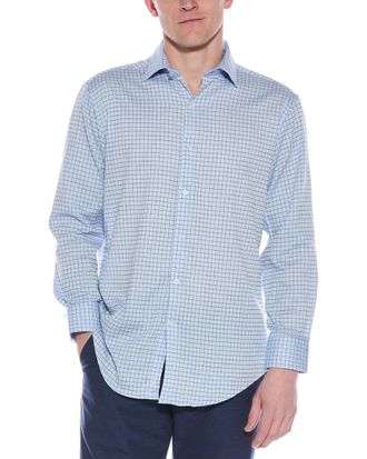 Tailorbyrd Tailorbyrd Dobby Check Dress Shirt