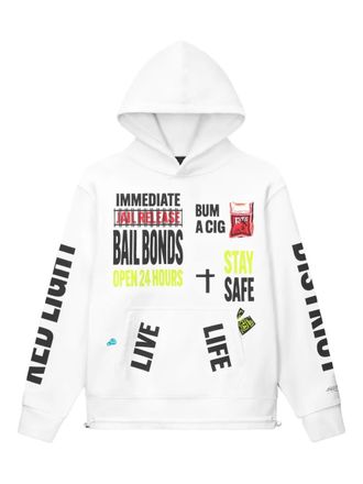 Rta Jordan Underground hoodie - men - Cotton - S - White