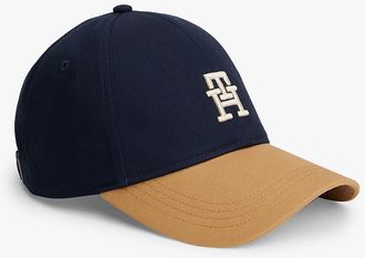 Tommy Hilfiger Mens Monogram Logo Baseball Cap - Blue