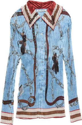 Acne Studios Blusa plissettata