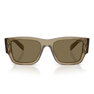 Prada Sunglasses Pr10 Zs 22 H90 F Bark/Light Brown Unisex