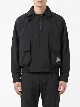 And Wander Giacca di nylon con cappuccio And Wander