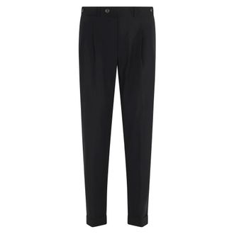 Roberto Ricci Design Slim-fit Trousers, male, Black, Size: XL Surflex Chino Pants