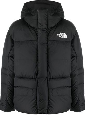 The North Face logo print padded jacked - men - Recycled Down/Nylon/Nylon/Recycled Feather Down - S - Black