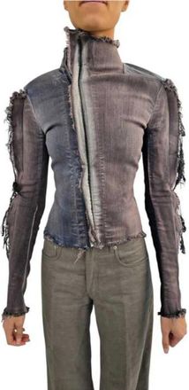 Rick Owens Gary Jacket - Dames - Spijkerjassen - Veelkleurig - L - Katoen - Jassen