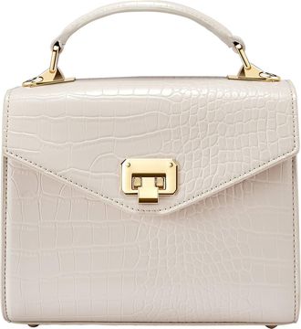 Victoria Hyde London Womens Top Handle Handbag, Satchel Purses, Square Crossbody Bags, Beigeeeee