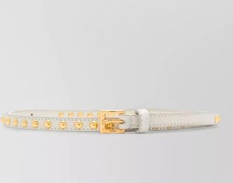 Prada studded leather belt