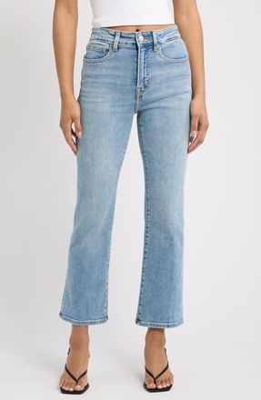 Good American Good Legs Crop Mini Bootcut Jeans in Indigo1154 at Nordstrom, Size 22W