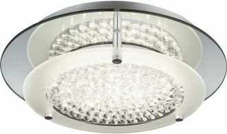 Globo Lighting Lampada da soffitto lampada da soggiorno lampada da camera da letto lampada da cucina lampada da sala da pranzo, cristalli cromati