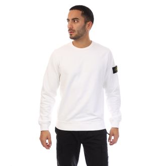 Stone Island Heren Stone Island Crewneck Sweatshirt in Wit