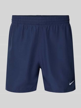 Nike Badeshorts mit Logo-Stitching und Eingrifftaschen in Marine, Gr&ouml;&szlig;e XXL